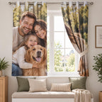 Personalised Photo Curtain - Custom Curtain With Your Photo