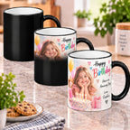 Personalised Birthday Photo Heat Changing Mug – Custom Mug With Name & Message