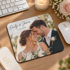 Personalised Wedding Photo Magnet – Upload Your Own Photo, Name and Date | Custom Fridge Magnet