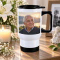 Personalised Memorial Photo Travel Mug – Upload Your Own Photo | Custom Photo Travel Cup