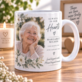 Personalised Memorial Photo Mug - In Loving Memory Mug With Photo, Name & Dates