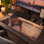 Personalised Anniversary Photo Gaming Mat – Custom Photo Design