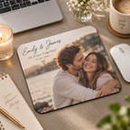 Personalised Anniversary Photo Magnet – Upload Your Own Photos, Names and Date | Custom Fridge Magnet