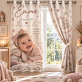 Personalised Kids Curtain - Custom Curtain With Your Child Photo & Name