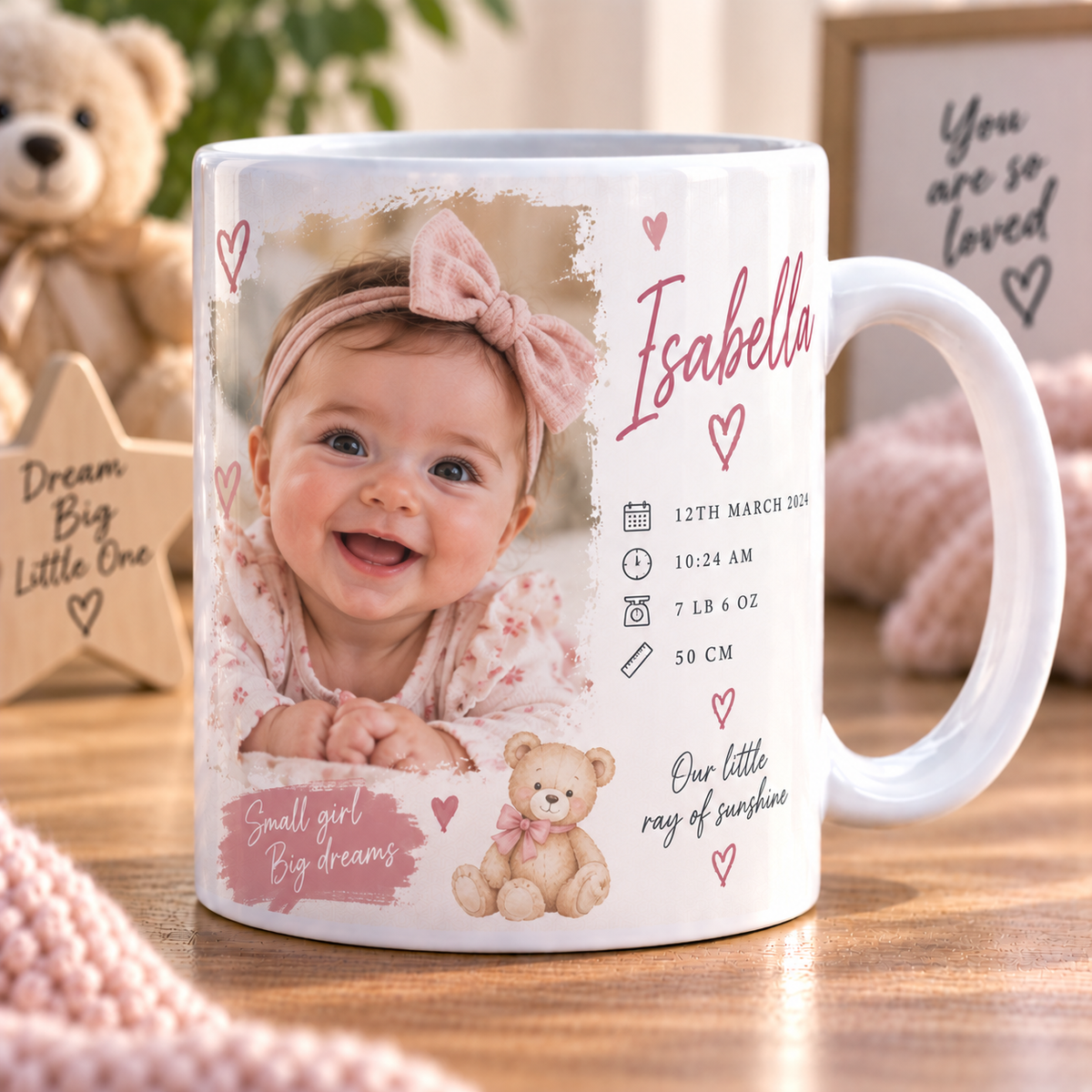 Personalised Kids Mug - Custom Mug With Your Child Photo & Name