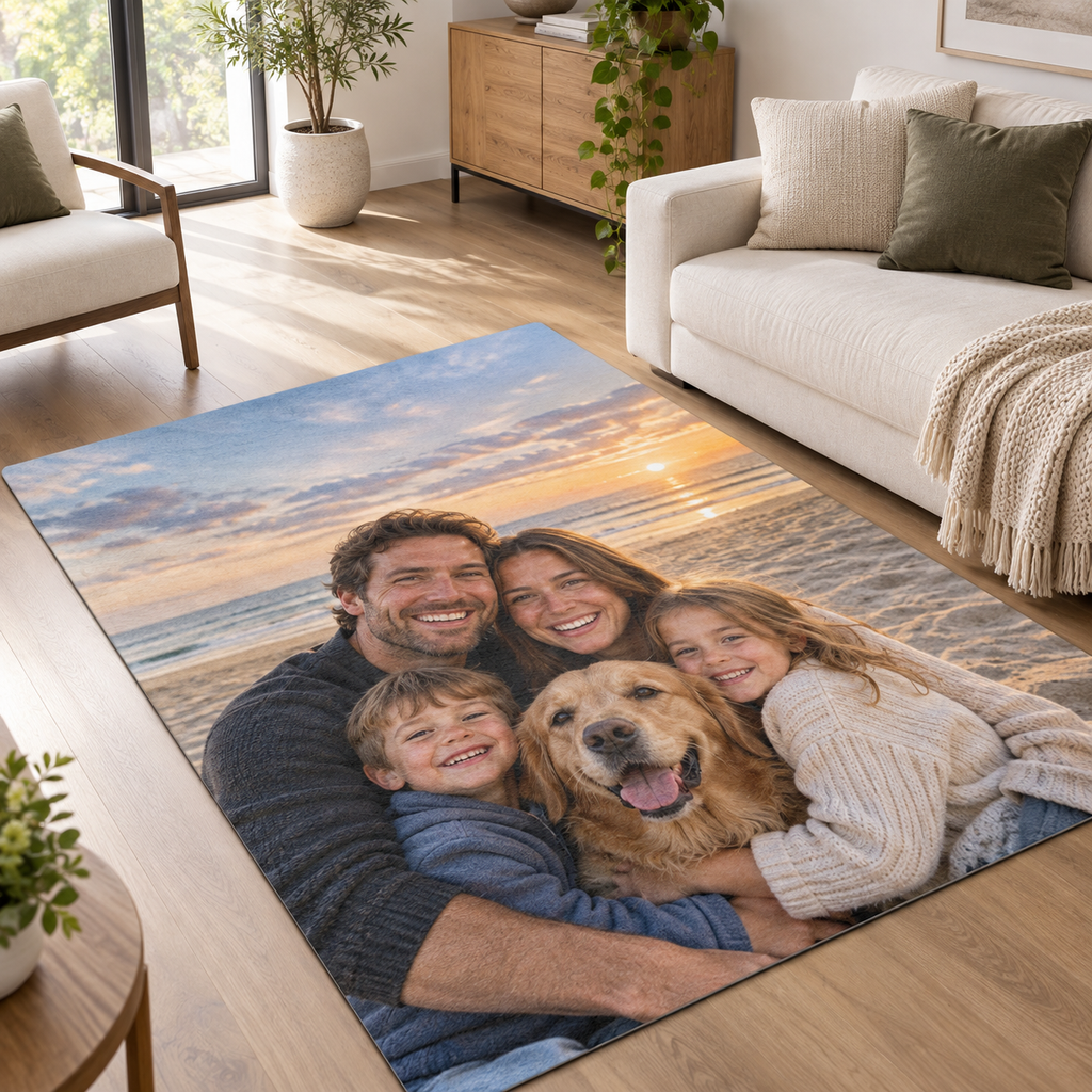 Personalised Photo Rug - Custom Rug With Your Photo