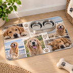 Personalised 5 Photos Collage Make-Up Bag – Upload Your Own Photos | Custom Photo Cosmetic Bag