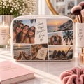 Personalised 7 Photos Collage Make-Up Bag – Upload Your Own Photos | Custom Photo Cosmetic Bag
