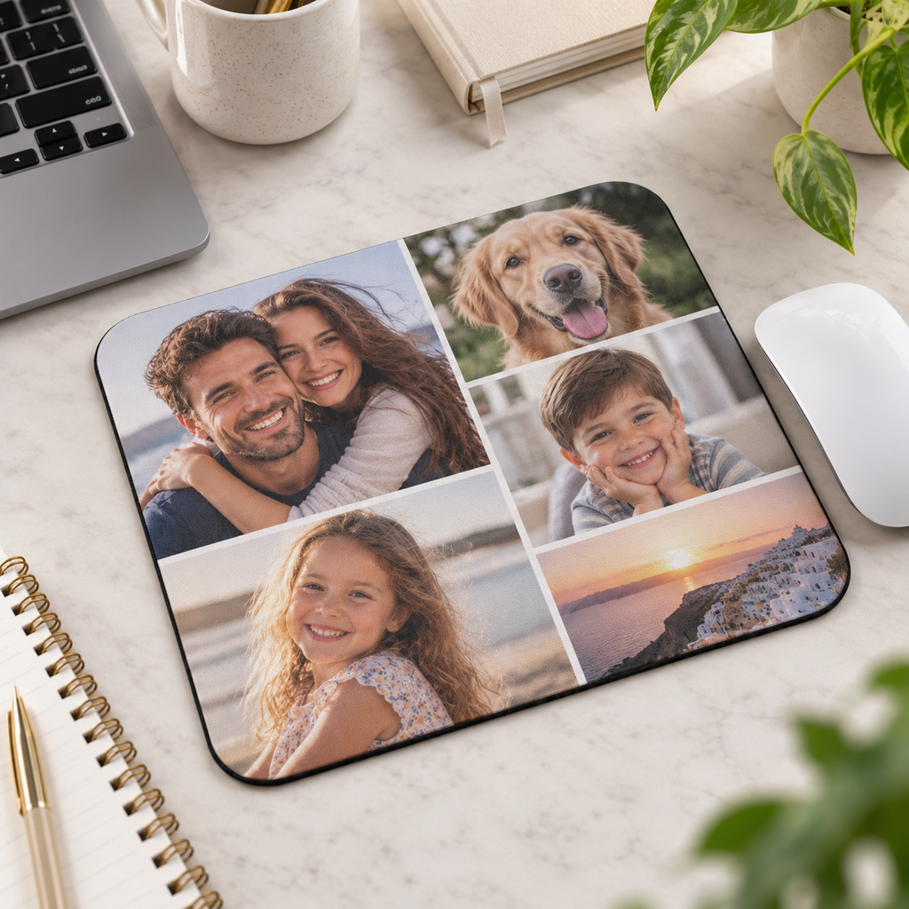 Personalised 6 Photos Collage Magnet – Upload Your Own Photos | Custom Fridge Magnet