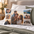 Personalised 7 Photos Collage Pillowcase  - Custom Design With Your Photos