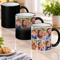 Personalised Photo Collage Heat Changing Mug – Custom Mug With 6 Photos