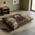 Personalised Photo & Name Pet Beds  Custom 1 Photo & Name Design