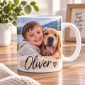 Personalised Photo & Name Mug - Custom Mug With Your Photo & Name