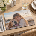 Personalised Photo & Name Placemat  - Custom Design With Your Photo & Name