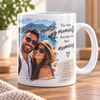 Personalised Message Mug - Custom Mug With Your Photo & Message