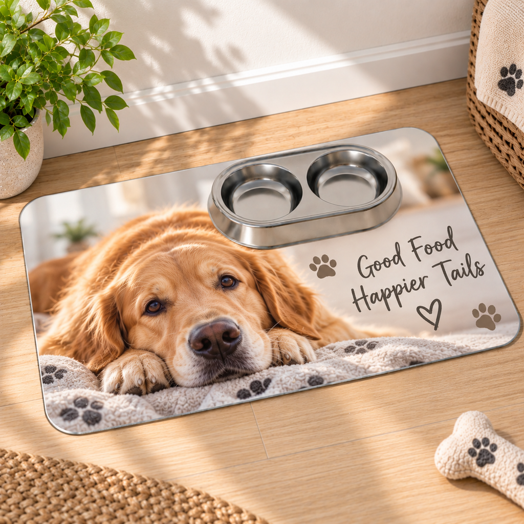 Personalised Pet Photo With Message Make-Up Bag – Upload Your Own Pet Photo and Name | Custom Photo Cosmetic Bag
