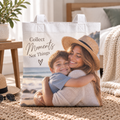 Personalised Photo & Message Tote Bag – Upload Your Own Photo and Message | Custom Photo Shopping Bag