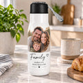 Personalised Photo & Message Travel Bottle – Upload Your Own Photo and Message | Custom Photo Water Bottle