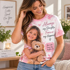 Personalised Photo & Message T-shirt  - Custom Design With Your Photo & Message