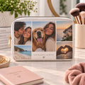 Personalised 5 Photos Collage Make-Up Bag – Upload Your Own Photos | Custom Photo Cosmetic Bag