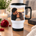 Personalised Couples Photo Travel Mug – Upload Your Own Photo | Custom Photo Travel Cup