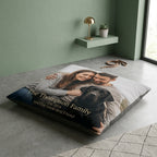 Personalised  Photo Pet Beds  Custom 1 Photo, Date & Message Design