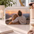 Personalised Photo With Message Make-Up Bag – Upload Your Own Photo and Message | Custom Photo Cosmetic Bag