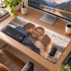 Personalised Dad Photo Gaming Mat – Custom Photos Design