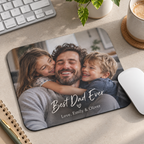 Personalised Dad Photo Magnet – Upload Your Own Photo and Message | Custom Fridge Magnet