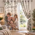 Personalised Grandparents Photo Curtain - Custom Curtain With Photo & Message