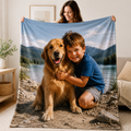 Personalised Photo Blanket – Custom Blanket With Your Photo