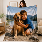 Personalised Photo Blanket – Custom Blanket With Your Photo