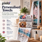 Personalised Photo Towel – Upload Your Own Picture