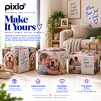 Personalised Photo Pouffe – Upload Your Own Picture