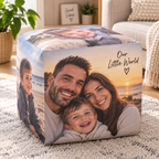 Personalised Photo Pouffe – Upload Your Own Picture