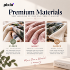 Personalised 4 Photo Collage Blanket – Custom Blanket With Your Pictures