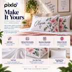Personalised Photo Pillowcase – Upload Your Own Photo