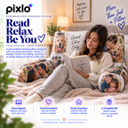 Personalised Photo Reading Pillow – Upload Your Own Picture
