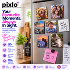 Personalised Photo & Message Magnet – Upload Your Own Photo and Message | Custom Fridge Magnet