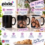 Personalised Christmas Photo Heat Changing Mug – Custom Family Photo Mug