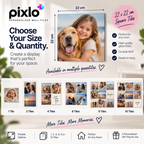 Personalised Memorial Photo Wall Tiles – Upload Your Own Photo, Name and Dates | Square Custom Picture Tiles