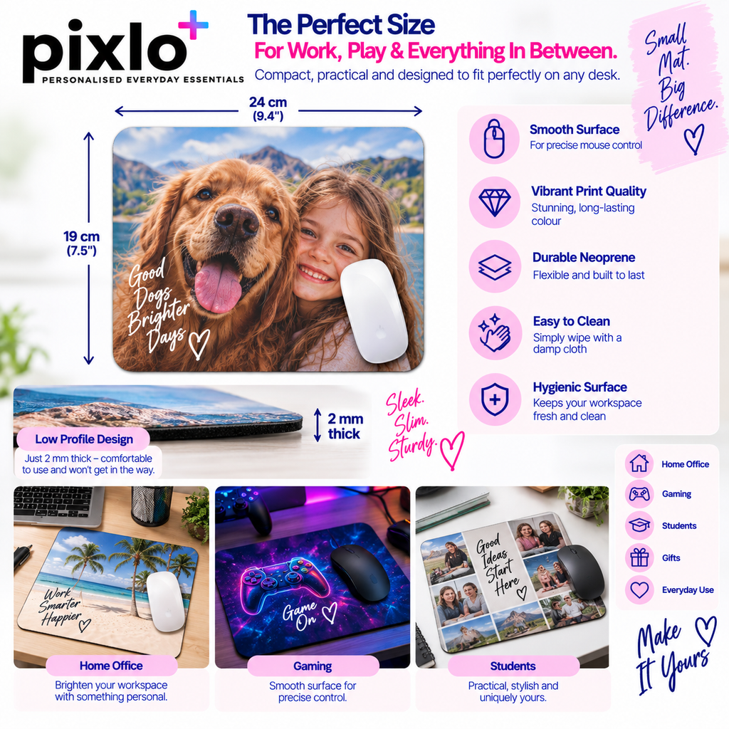 Personalised Photo & Name Magnet – Upload Your Own Photo and Name | Custom Fridge Magnet