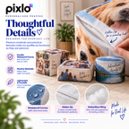 Personalised 4  Photos Collage Pouffe  - Custom Design With Your Photos