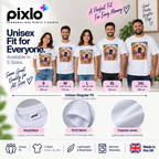 Personalised 6 Photos Collage T-shirt  - Custom Design With Your Photos