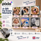 Personalised Pet Photo Slate – Upload Your Own Pet Photo and Name | Custom Picture Slate Stand