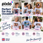 Personalised Memorial Photo T-shirt  - Custom Design With Photo, Name & Dates