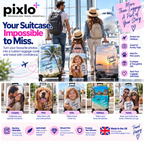 Personalised Couples Photo Luggage Cover - Custom Romantic Luggage Cover With Photos, Names & Date