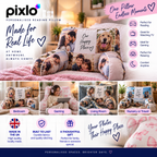 Personalised Memorial Photo Reading Pillow  - Custom Design With Photo, Name & Dates