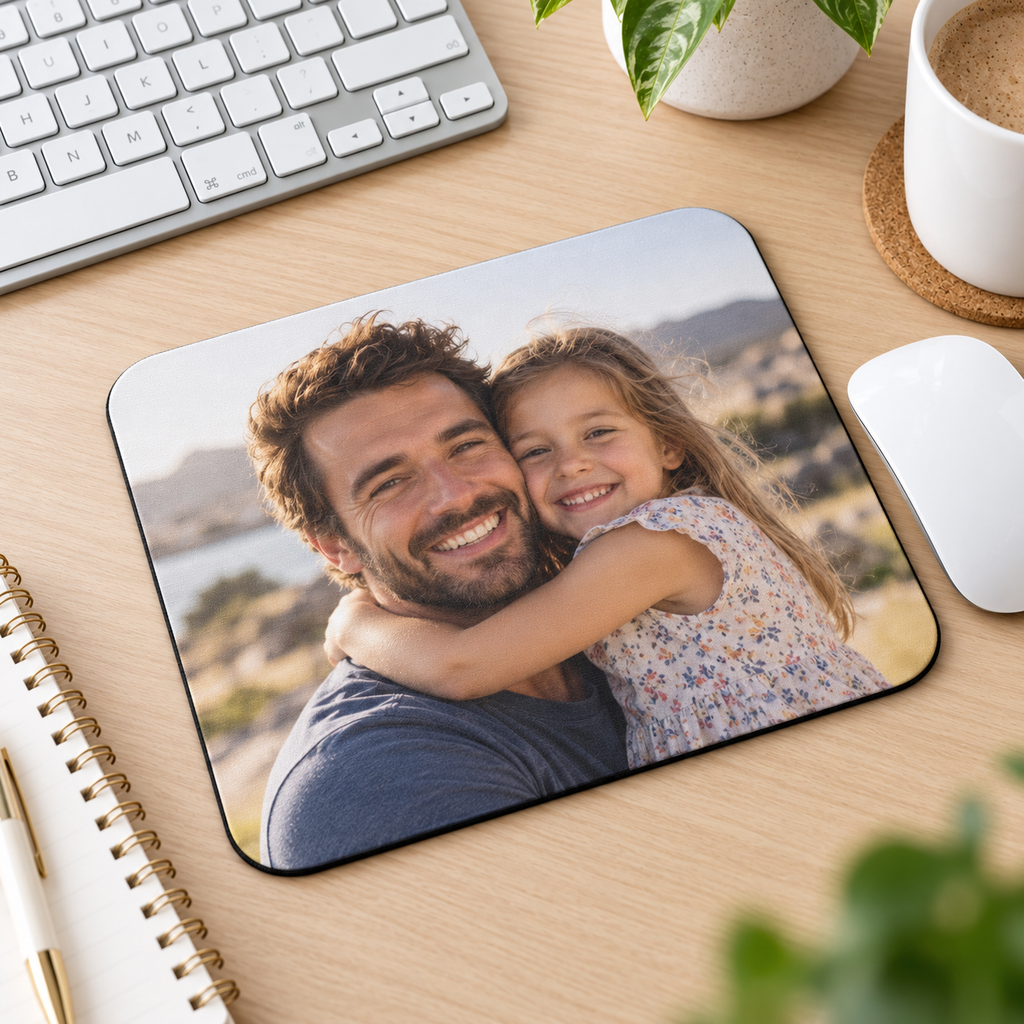 Personalised Mouse Mat – Upload Your Own Photo | Custom Photo Mousemat