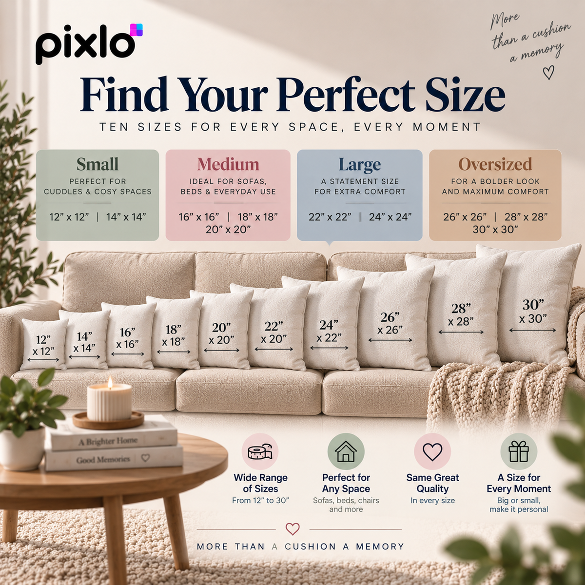 Personalised Photo Cushion – Upload Your Own Photo